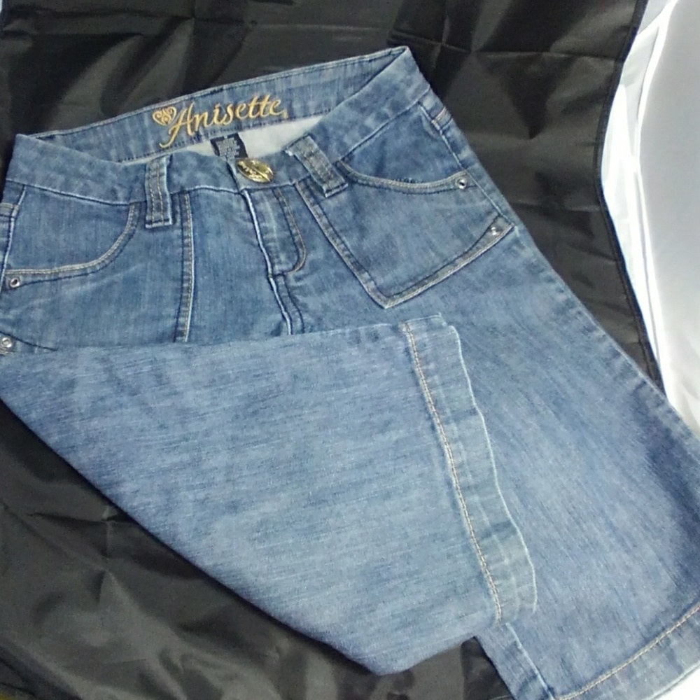 Anisette Long Bermuda Denim Shorts Size 0